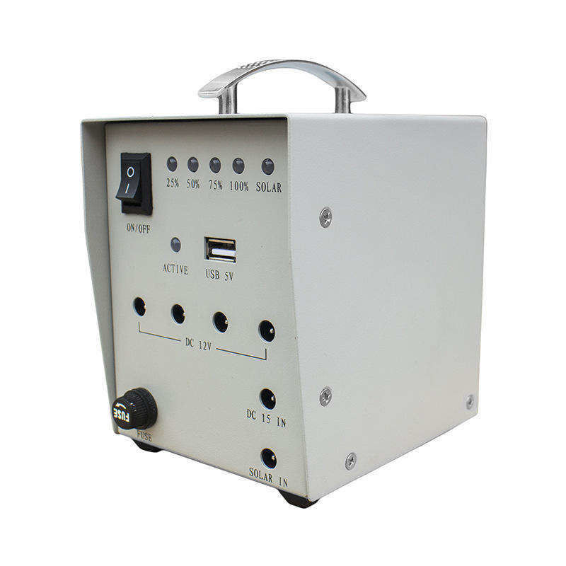 Rango de irradiación de 12 metros cuadrados Mini kits portátiles de energía solar para la oficina en el hogar