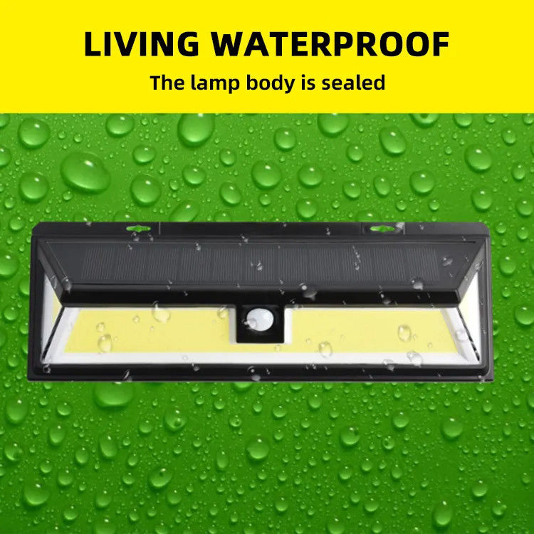 180 Led Cob Luces solares de exterior Sensor de movimiento inalámbrico Luz de seguridad de pared