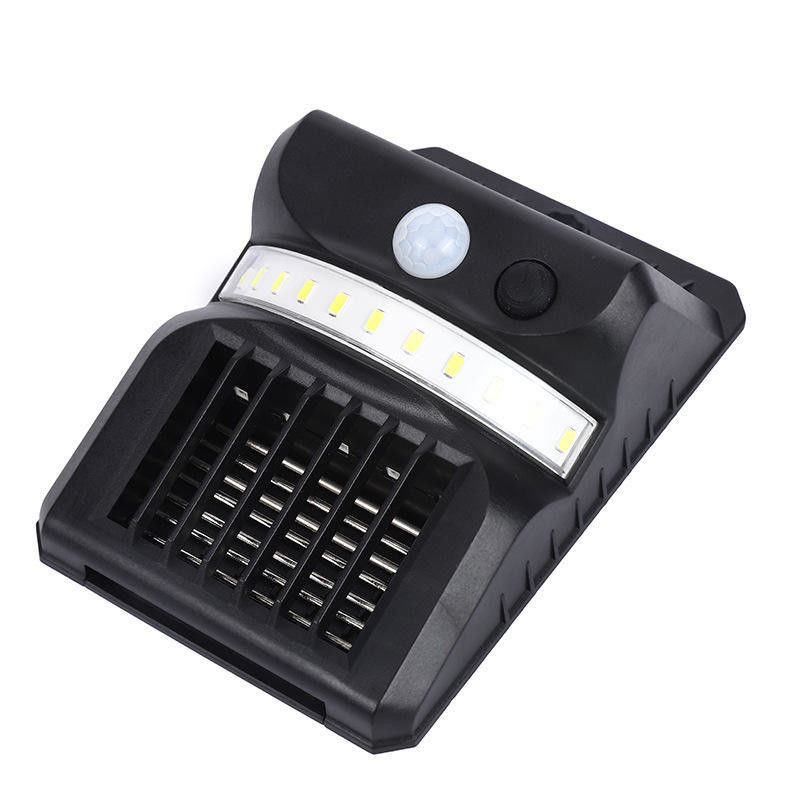 Luz de pared solar de jardín LED 1000lm IP65 resistente al agua PIR Sensor de movimiento Luz de seguridad