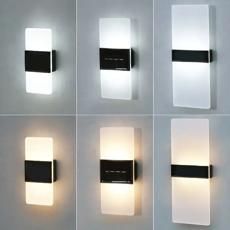 Inducción solar Césped Luna Brillante Cuadrado Placas Blancas Pared Solar Luz para Paredes Exteriores