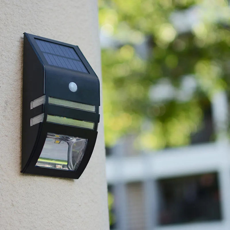 LED sensor de movimiento solar luz de pared para la familia 4v 0.33w montaje de pared 6000K temperatura de color