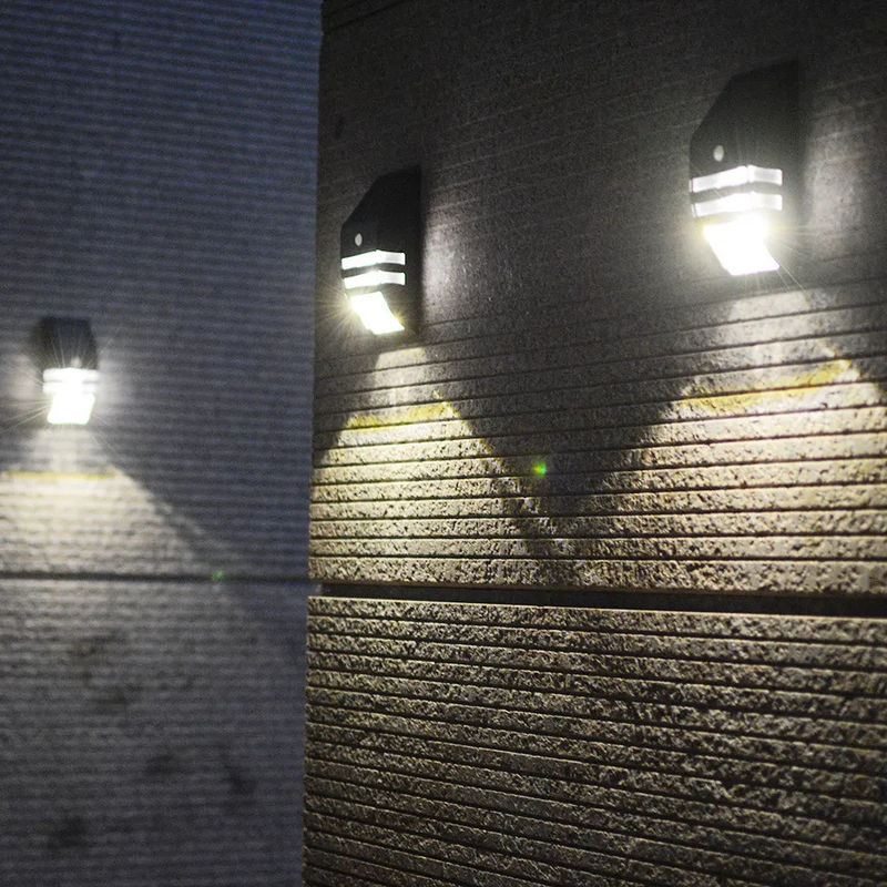LED sensor de movimiento solar luz de pared para la familia 4v 0.33w montaje de pared 6000K temperatura de color