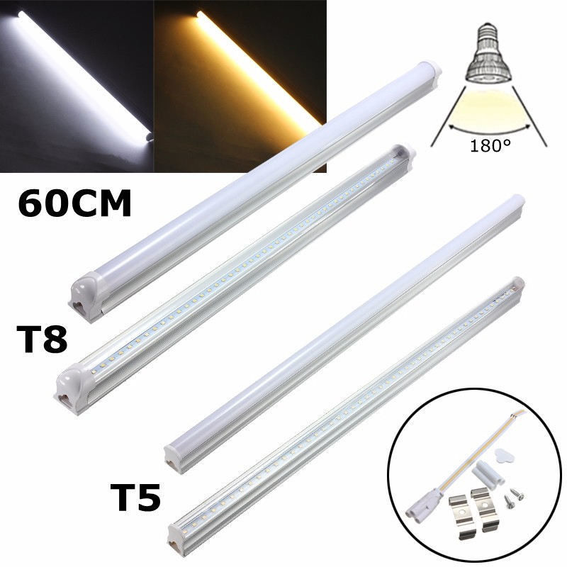T5 T8 Tubo Batten Reemplazo Toros lámpara de fijación de la carcasa de ajuste para hecha de aluminio PC