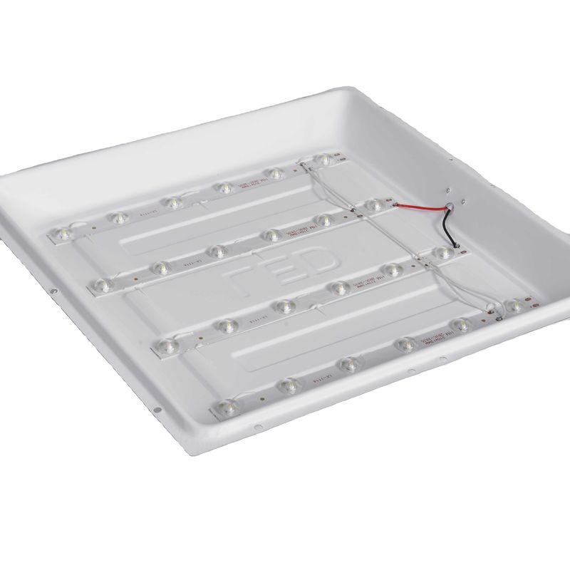 Aluminio PMMA 50w/75w Cuadrado 600x600mm Panel plano Pared luz Techo Panel Led luz